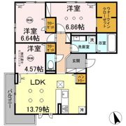 フォートレス福島町の間取り画像
