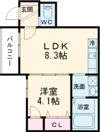 CASA花園の間取り画像
