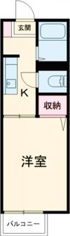 ハイツ フラリッシュⅡの間取り画像