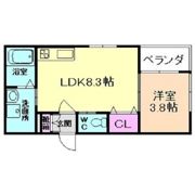 F asecia KOBEの間取り画像