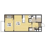 月光福山中央参番館の間取り画像
