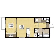月光福山中央参番館の間取り画像