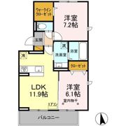 コンフォールクレールの間取り画像