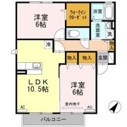アシュランス A棟の間取り画像