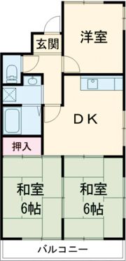 ロイヤルコーポ東雲の間取り画像