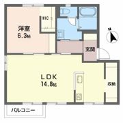 コーポ嶋田 Cの間取り画像