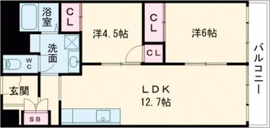 シャトータナカの間取り画像