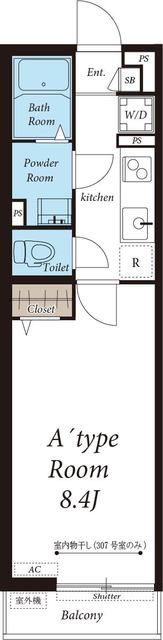 リブリ・リッツハウス藤崎の間取り画像