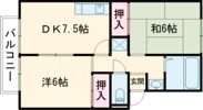 ロイヤル三木の間取り画像