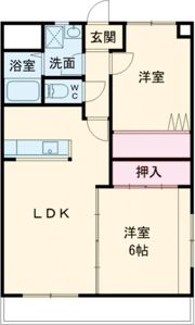 シャルムメゾン柚木の間取り画像
