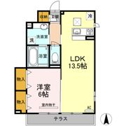 アゼリア上鷺 Fの間取り画像
