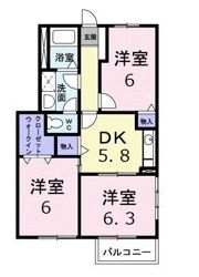 イーストヒルズの間取り画像