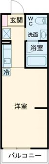 丹那コーポラスⅠの間取り画像