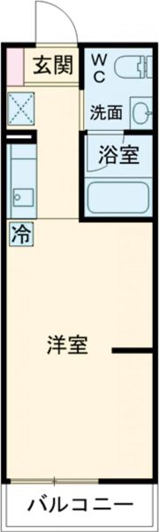 丹那コーポラスⅠの間取り画像