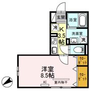 ホワイトヴィラの間取り画像