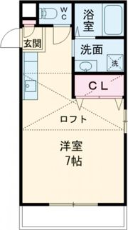 中島田レインボーハイツ輝の間取り画像