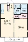 ハイツフルールの間取り画像