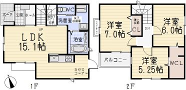 新町2－49KODATEXⅣBの間取り画像