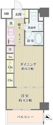 IBIS市ヶ谷の間取り画像