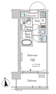 パークアクシス柏の間取り画像