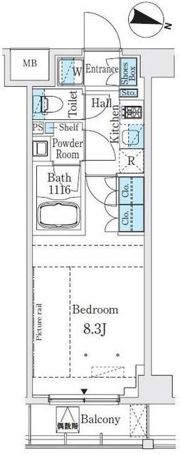 GLACIER大塚の間取り画像