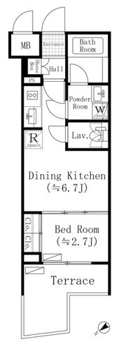 シルク パークレーンの間取り画像