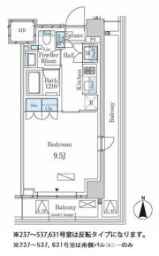 ラティエラ武蔵小杉の間取り画像