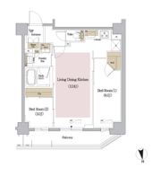 アーバネックス新御徒町の間取り画像