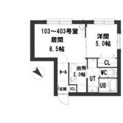グランメール宮の沢駅の間取り画像