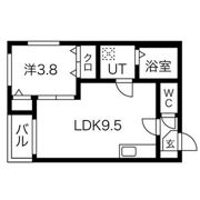 FERIO平安通の間取り画像