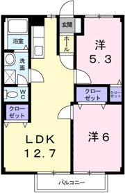 エクセル北門の間取り画像