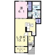 バランタイン Ⅱの間取り画像