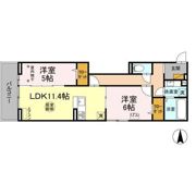 Noble Ferro A棟の間取り画像