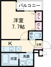 シュークリア北花田の間取り画像