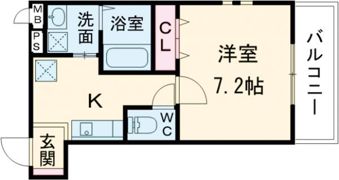 シュークリア北花田の間取り画像