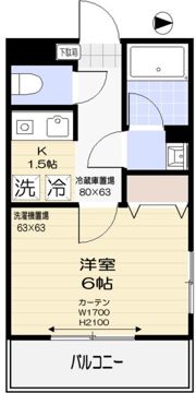 ルピナス清川の間取り画像