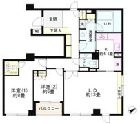 テラス笄町の間取り画像