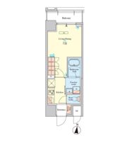 RJRプレシア菊川駅前の間取り画像