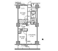パークアクシス豊洲の間取り画像