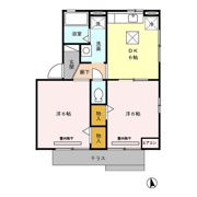 サンハイム一色 Cの間取り画像