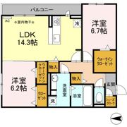 リヴェール広田の間取り画像