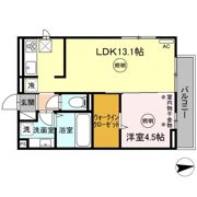 Quattro Soldi 花畑(ｸｱﾄﾛ ｿﾙﾃﾞｨ ﾊﾅﾊﾞﾀｹ)の間取り画像