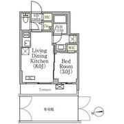 イプセ中野三丁目の間取り画像