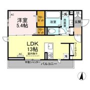 ヴィラ胡蝶の間取り画像