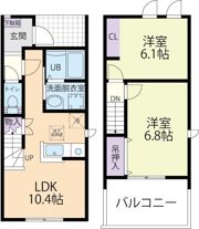 La Poire（ラ プワール）Aの間取り画像