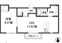サンライズ渡辺Aの間取り画像
