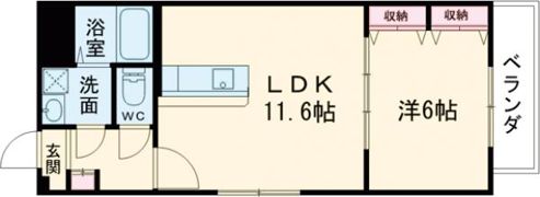 シャルレ7番館の間取り画像