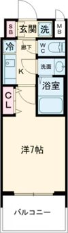 ソルテラスKOBE湊町の間取り画像