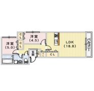 ハイツ光和の間取り画像