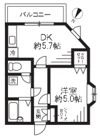 スタジオ北柏の間取り画像